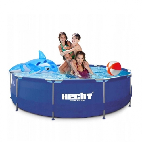 Басейн 300х76 каркасний 4383л Hecht круглий  3476 Bluesea