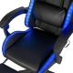 Оригінал Крісло геймерське ProGame з RGB підсвіткою, підставка для ніг, ігрове GX-150 комп'ютерне