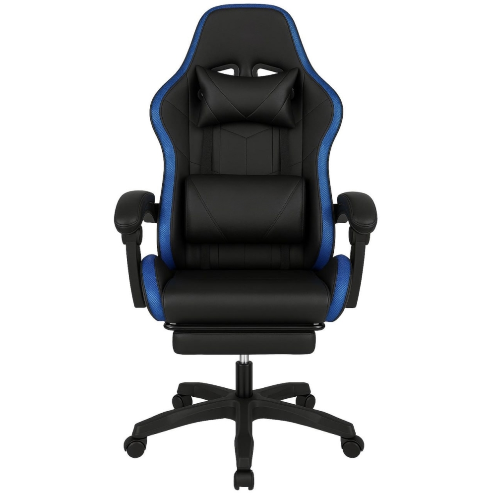 Оригінал Крісло геймерське ProGame з RGB підсвіткою, підставка для ніг, ігрове GX-150 комп'ютерне