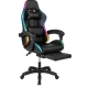 Оригінал Крісло комп'ютерне ProGame з RGB підсвіткою GX-150 підставка для ніг, для геймерів