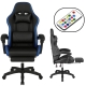 Оригінал Крісло геймерське ProGame з RGB підсвіткою, підставка для ніг, ігрове GX-150 комп'ютерне