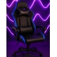 Крісло геймерське ProGame з RGB підсвіткою, комп'ютерне ігрове GX-150