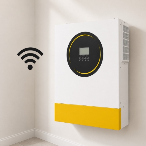 11 кВт 48 В Гібридний сонячний інвертор Anenji з Wi-Fi та двома MPPT з низьким рівнем шуму для дому, квартири.Уцінка!