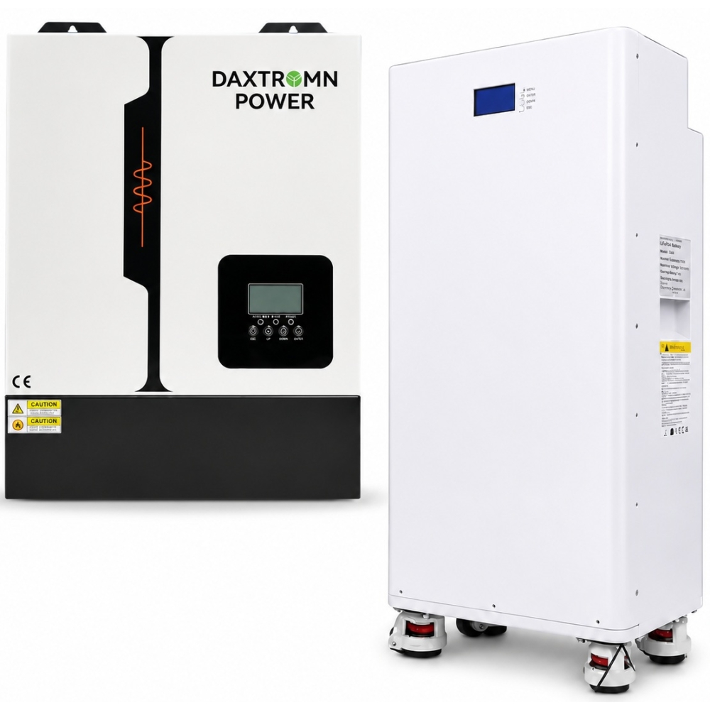 14,3 кВт*год LiFePO4 Комплект резервного живлення Daxtromn акумулятор 51,2V/280Ah + інвертор 11 кВт для будинку, квартири