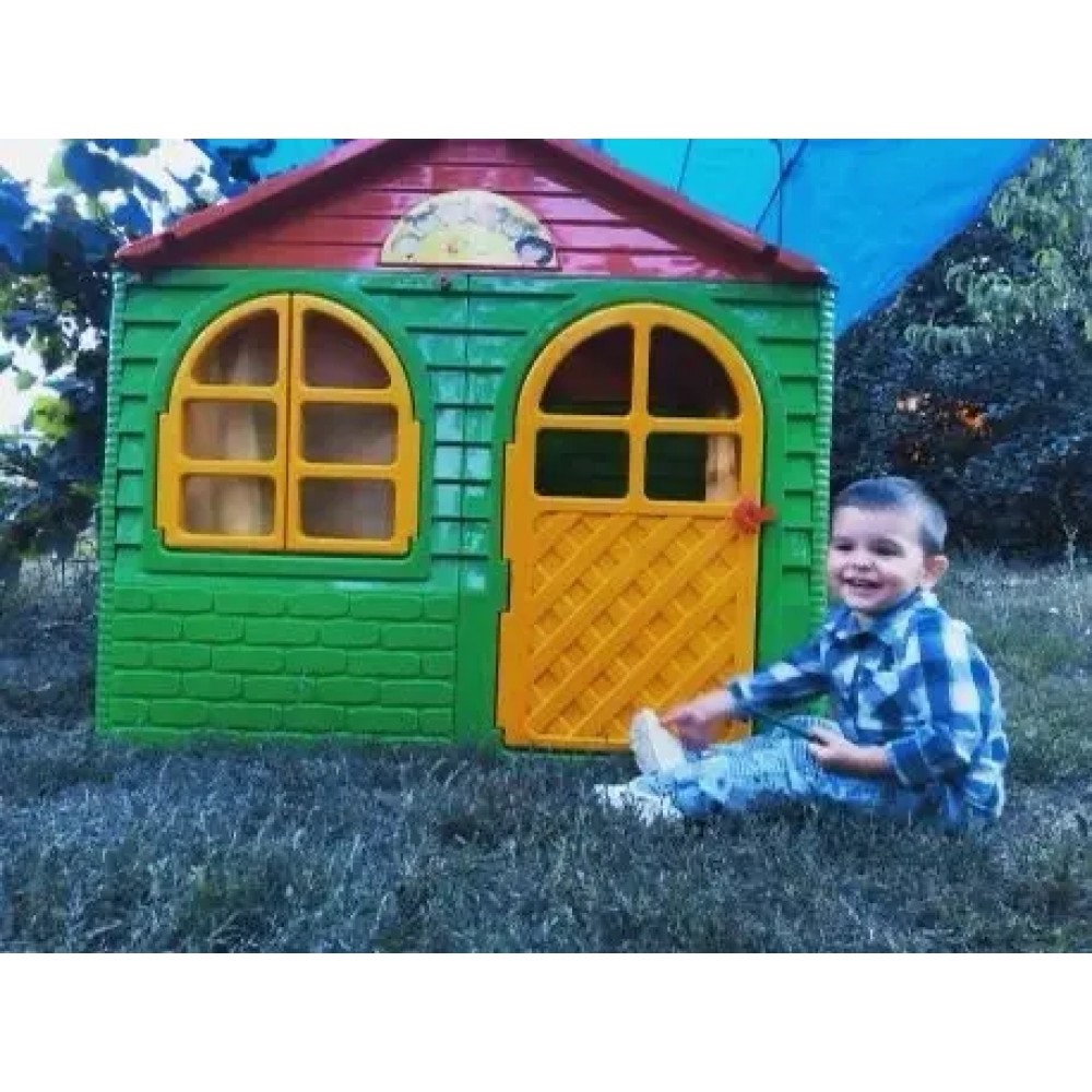 Будиночок для дітей Gardentoys, зелено-червоний середній