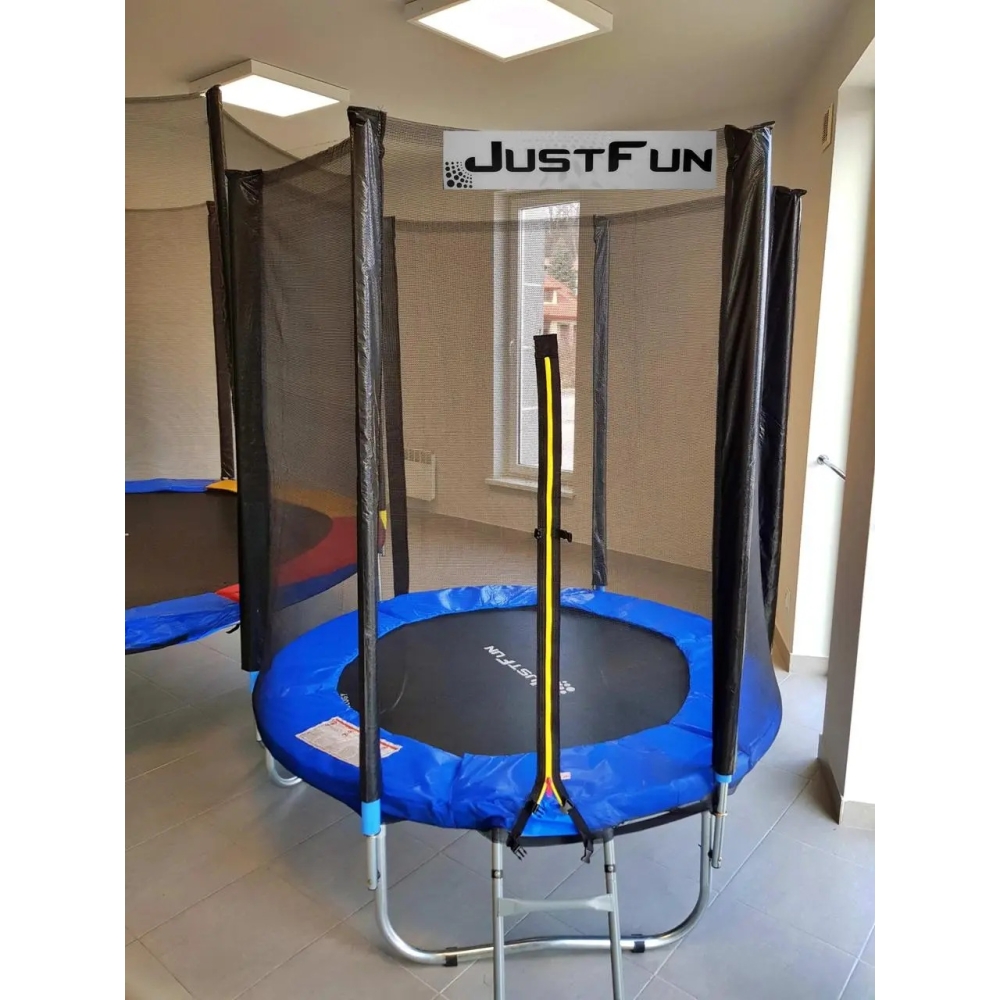 Батут Just Fun 183см Blue зовнішня сітка