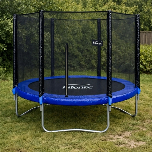 Батут посилений Fitonix 183 см до 100 кг захисна сітка, 6 футів для дітей та підлітків