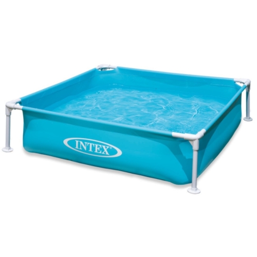 Дитячий каркасний басейн Intex 57173 (Блакитний) Mini Frame Pool (122х122х30 см)