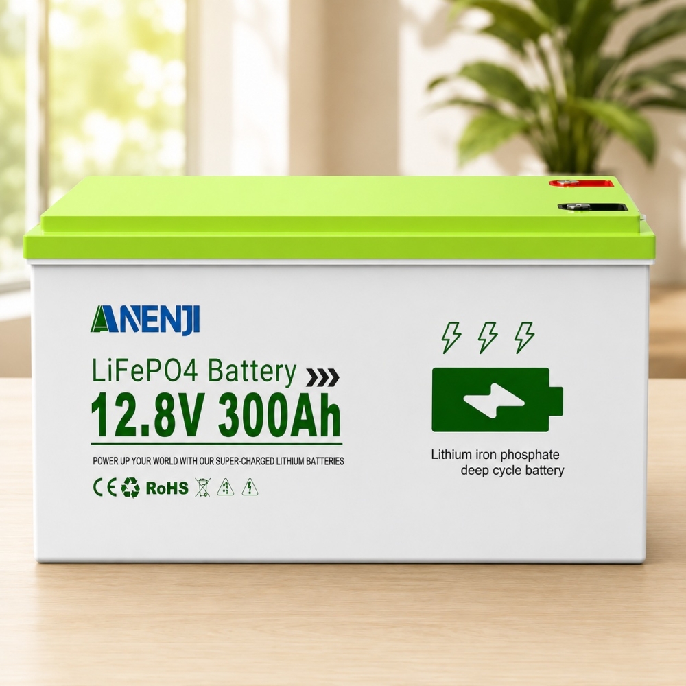 LiFePO4 12V/300Ah Акумулятор Anenji для резервного живлення з BMS Grade A