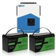 3 кВт LiFePO4 Комплект резервного живлення Інвертор Easun Power + 2 акумулятора 12V 100Ah Datouboss