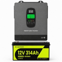 4 кВт*год LiFePO4 Комплект резервного живлення інвертор Datouboss 1 кВт + 12V/314Ah акумулятор CyperOcean