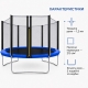 Батут Eliton 312 см з сіткою синій