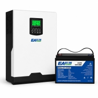 1,28 кВт·год Комплект резервного живлення LiFePO₄ - акумулятор 12V 100Ah + інвертор Easun Power 1 кВт