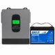 1,28 кВт*год LiFePO4 Комплект резервного живлення інвертор Datouboss 1 кВт + 12V/100Ah акумулятор Easun Power, Уцінка!