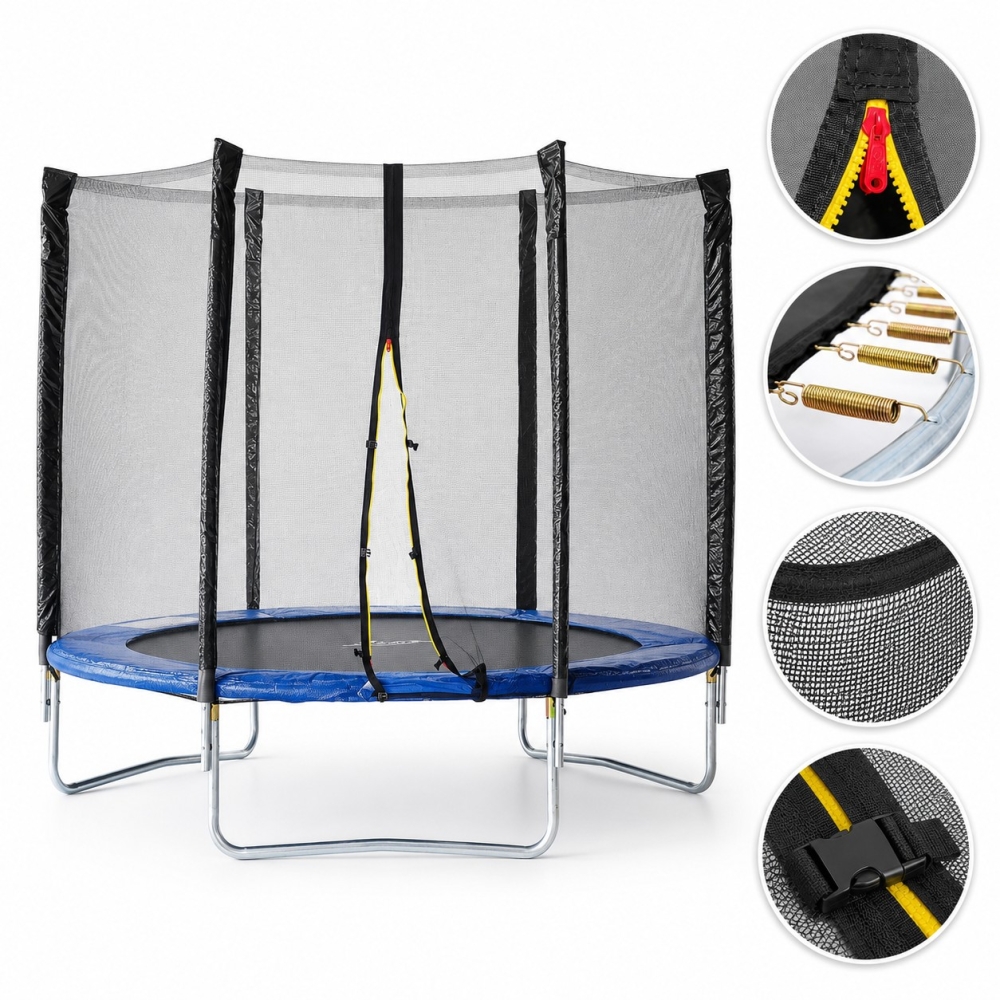 Батут SkyJump 252 см сітка, 8 футів