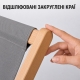 Садове крісло-шезлонг складане, сіре