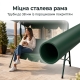 Садова гойдалка тримісна Anro Comfort до 220 кг посилена зелена
