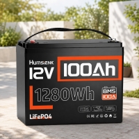 Акумулятор Humsienk LiFePO4 12V/100Ah з BMS для ДБЖ