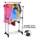 Телескопічна стійка-вішалка для одягу Double Pole Clothes Horse 339 LR