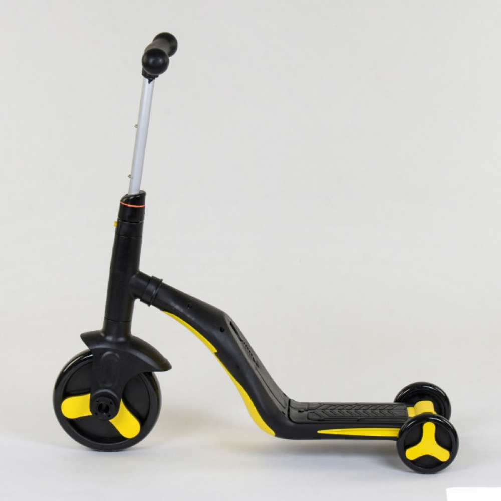 Самокат 3в1 JT 10993 Best Scooter самокат-велобіг-велосипед жовтий