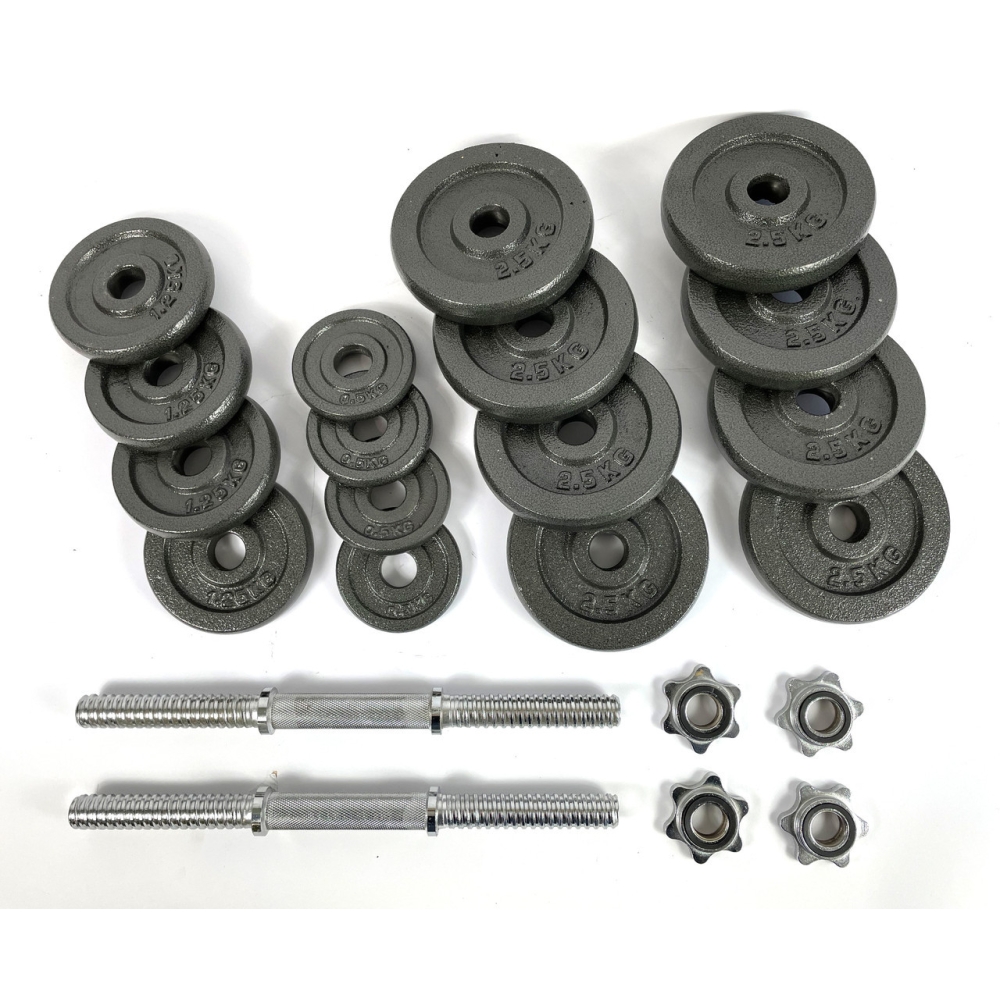 Гантельний набір 30 кг (сталь фарбована) ST30KG