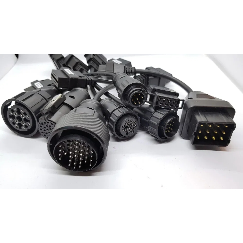 Набір перехідник 8шт OBD2 діагностика вантажних авто Man Delphi DS150E