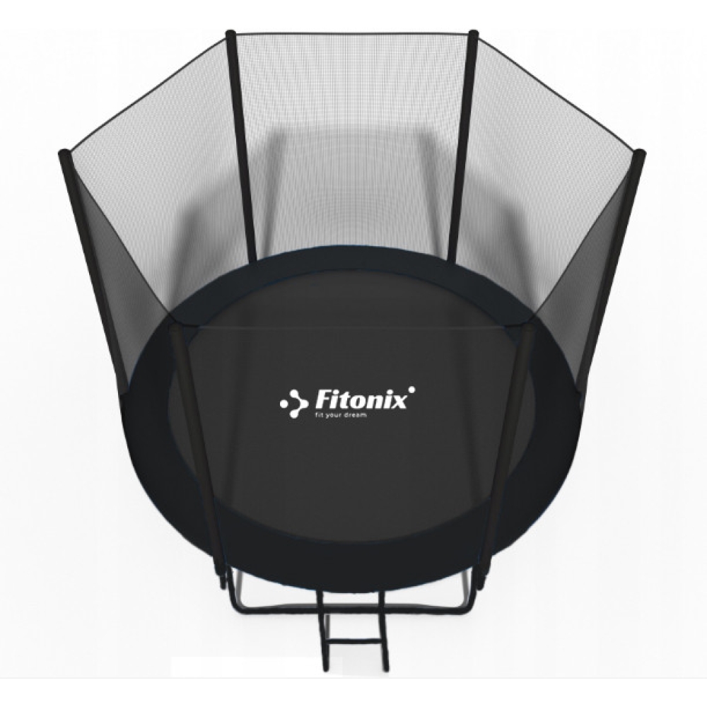 Батут Fitonix 252 см + зовнішня сітка + сходи