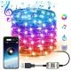 Гірлянда зі smart додатком 100 led 10 метрів RGB на USB