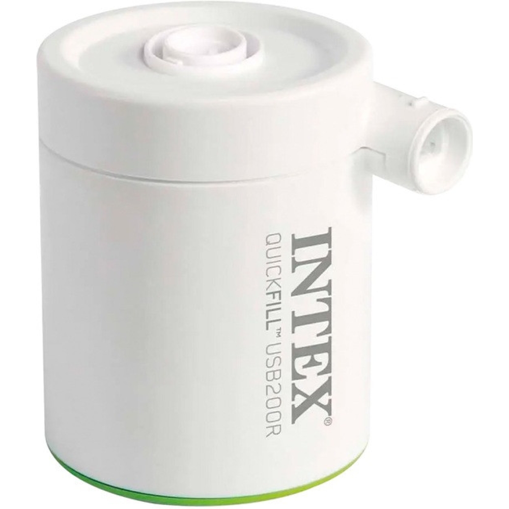 Насос електричний Intex 66637 (200 л/хв, акумулятор, портативний, підключення USB)