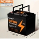 LiFePO4 12V 100Ah Акумулятор Mfuzop 1280Wh, 100A, BMS для ДБЖ з складними ручками