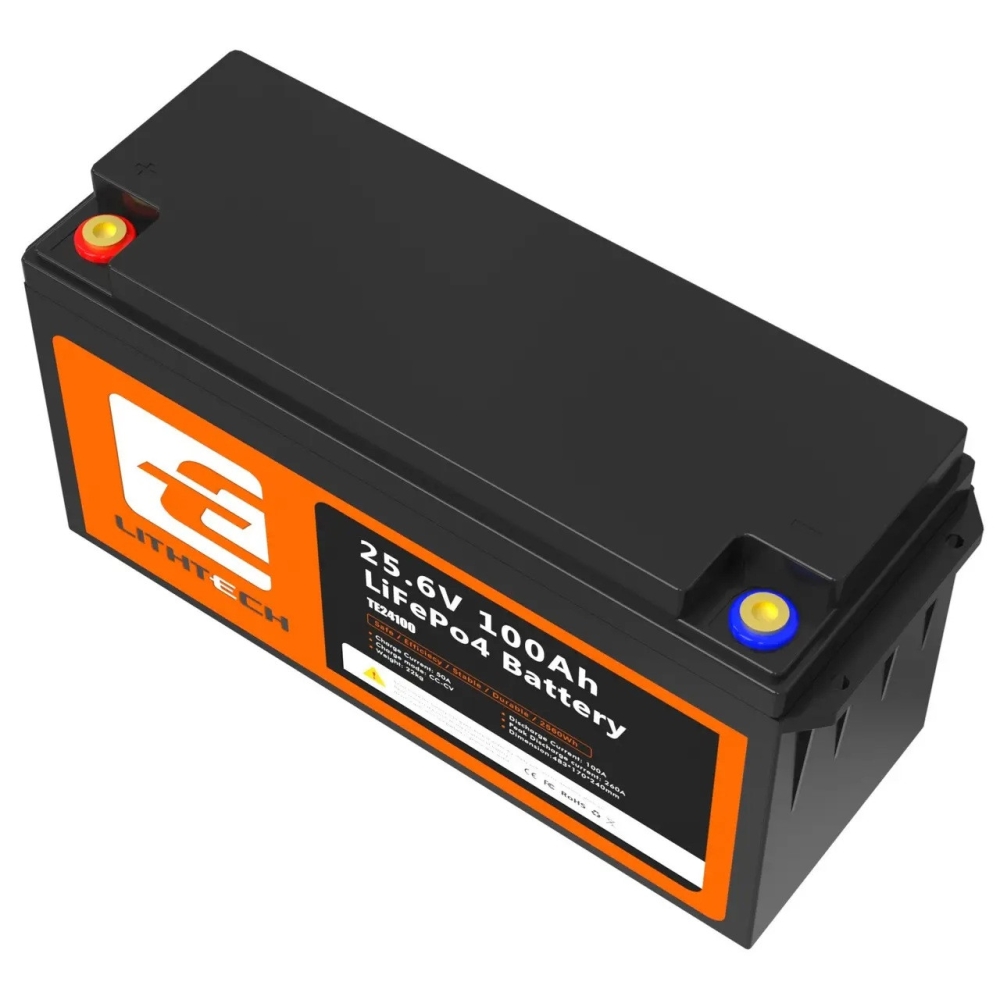 3,8 кВт LiFePO4 Комплект резервного живлення Інвертор Daxtromn SP-4200 + акумулятор 24V 100Ah Lithtech з Bluetooth