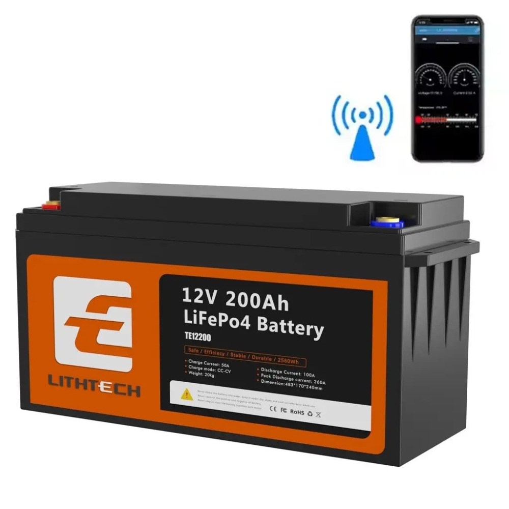3,8 кВт LiFePO4 Комплект резервного живлення Інвертор Daxtromn SP-4200 + акумулятор 24V 100Ah Lithtech з Bluetooth