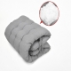 Садове пляжне крісло Ideal Garden Premium з матрацом та подушкою, до 125 кг, сірий, шезлонг для саду та тераси
