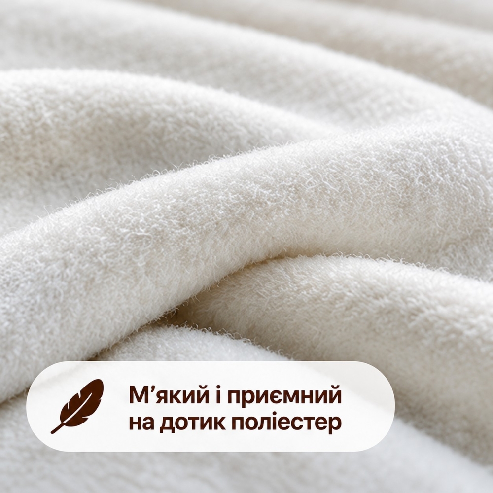 Двоспальне електропростирадло 150х180 см Electric Blanket / Безпечна електроковдра з регулятором тепла
