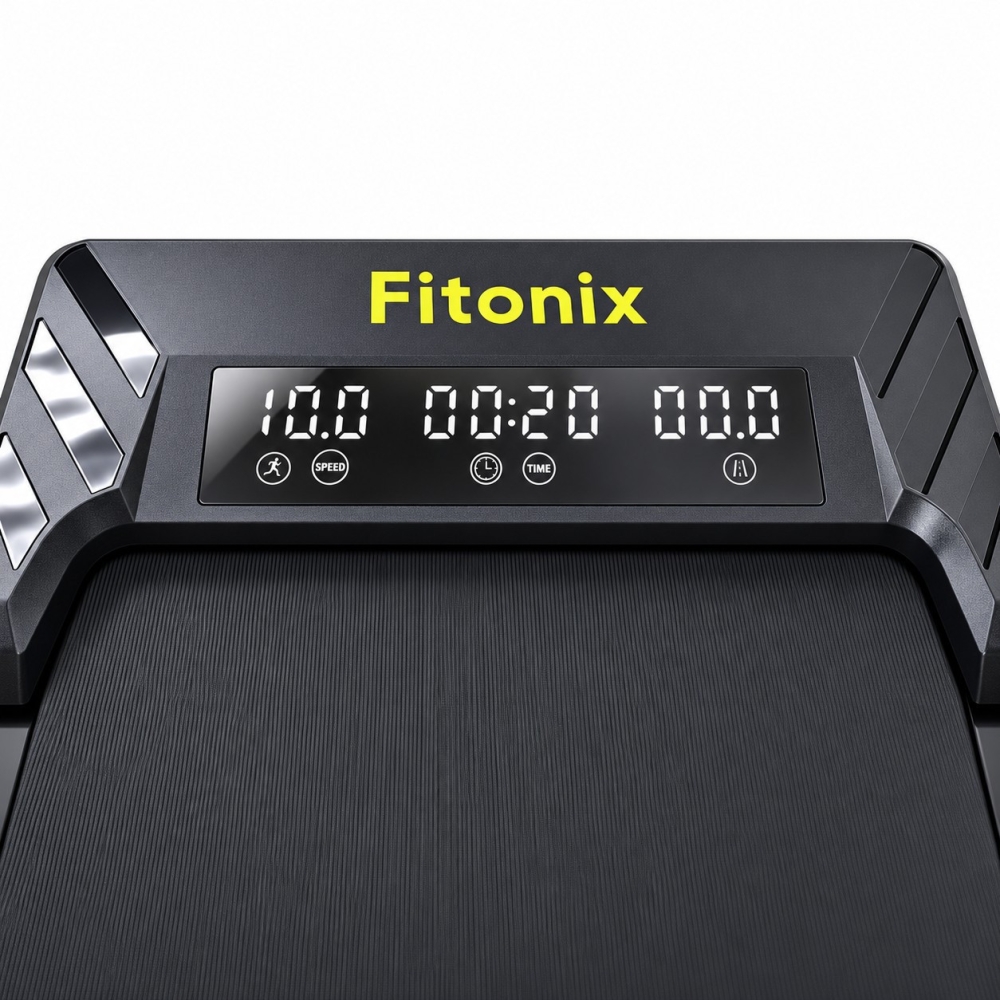 Бігова доріжка Fitonix XD-W2S до 10 км/год, 120 кг, компактна, ручне регулювання нахилу, LED дисплей, Уцінка!