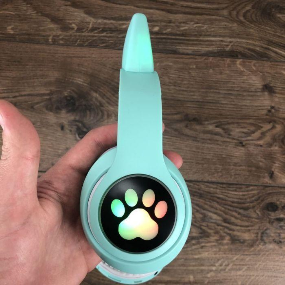 Бездротові навушники Bluetooth Cat STN-28 зелені