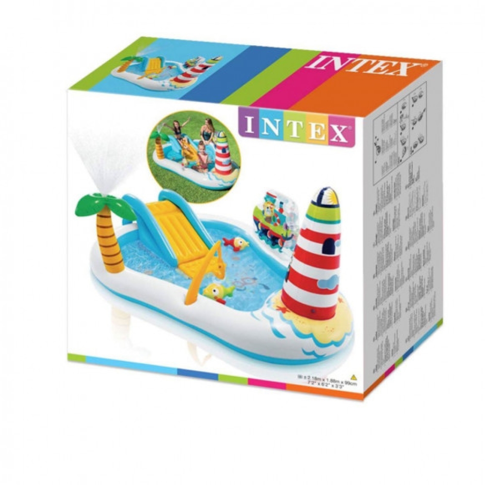 Дитячий надувний ігровий центр “Весела риболовля” Intex (57162)
