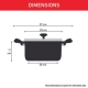 Кастрюля TEFAL Household 24х11 см