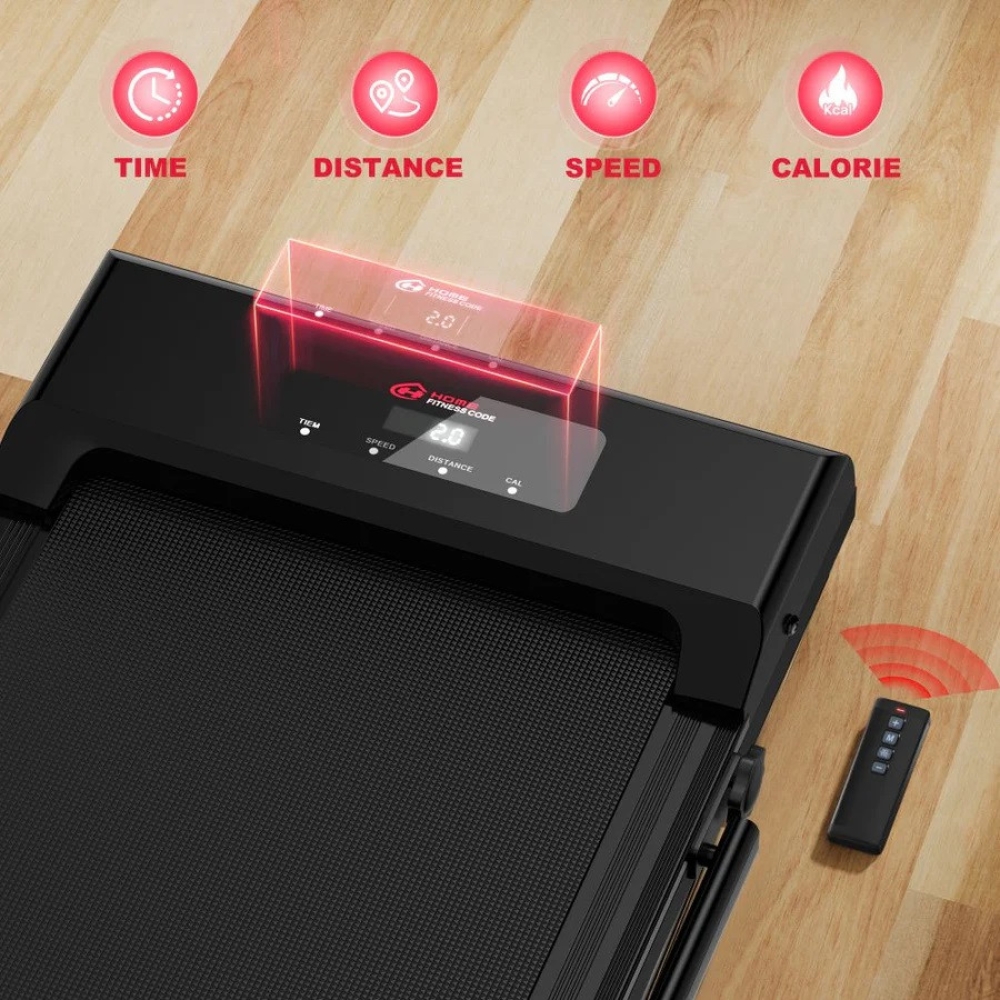 Бігова доріжка складна з дугою Treadmill C1 Чорна, до 90 кг Уцінка