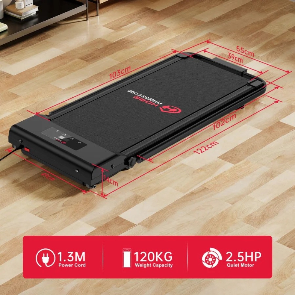 Бігова доріжка складна з дугою Treadmill C1 Чорна, до 90 кг Уцінка