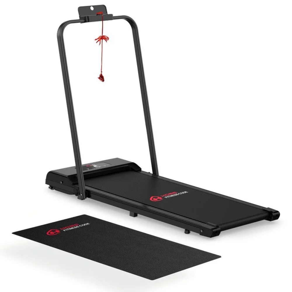 Бігова доріжка складна з дугою Treadmill C1 Чорна, до 90 кг Уцінка
