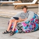 Надувне крісло Bestway 75111 (Висота 66 x Діаметр 112см) Inflate-A-Chair Floral