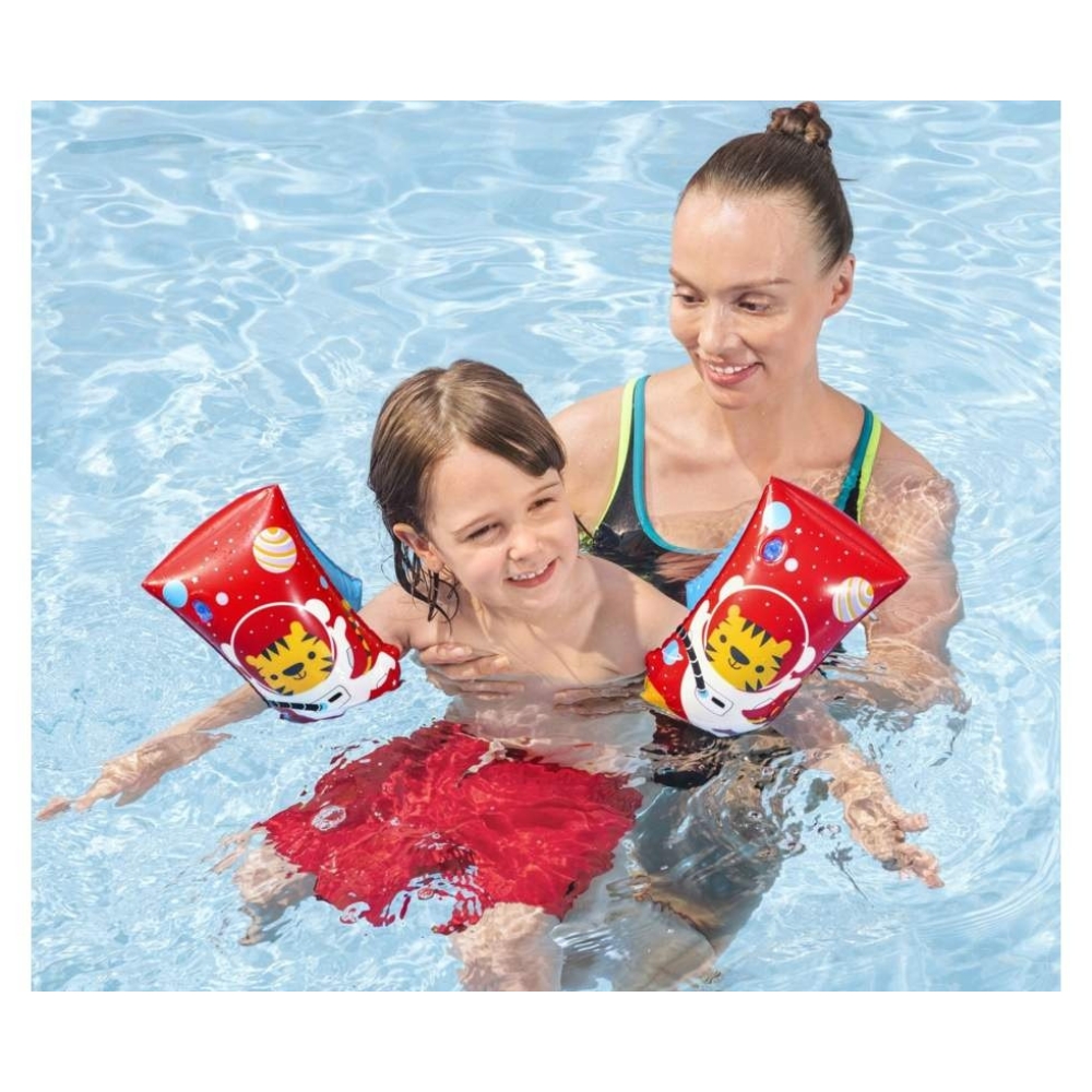 Надувні нарукавники Тигри, 30x15см, 5-12л, Bestway 32102-tigers