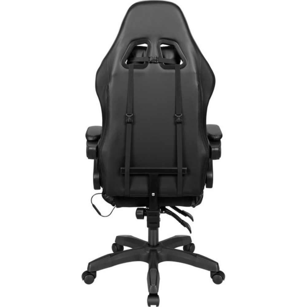 Оригінал Крісло геймерське ProGame з RGB підсвіткою, підставка для ніг, ігрове GX-150 комп'ютерне