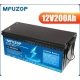 LiFePO4 12V 200Ah Акумулятор MFUZOP 2560Wh Smart BMS 200A