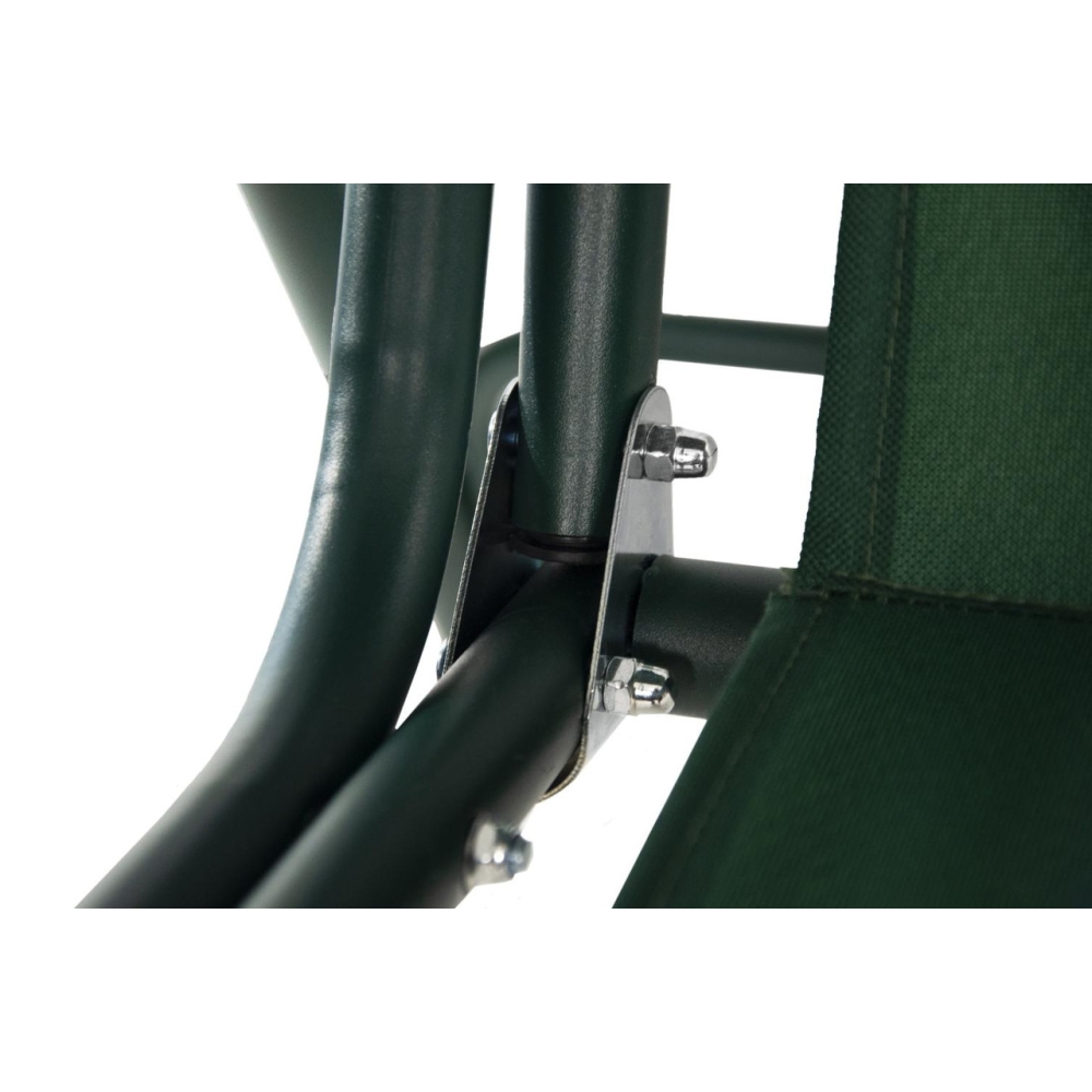 Садова гойдалка тримісна Anro Comfort до 220 кг посилена зелена