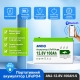 4,2 кВт LiFePO4 Комплект резервного живлення Інвертор Anenji WiFi + 2 акумулятора 12V 100Ah Bluetooth для квартири, будинку