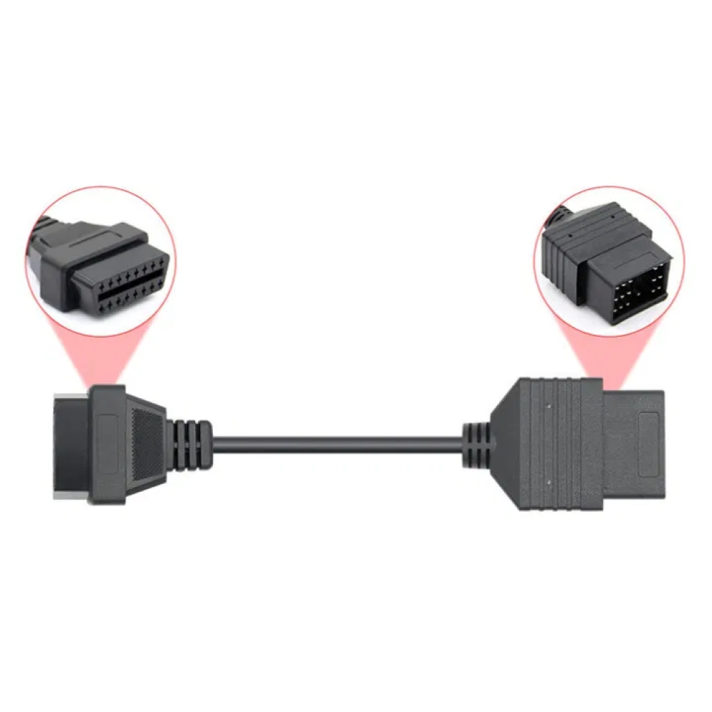 Перехідник для сканера Toyota Тойота 17 Pin OBD 2 ELM327 адаптер