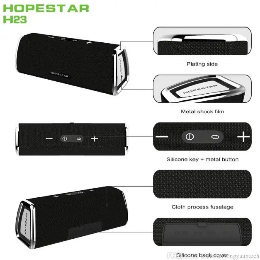 Портативна Bluetooth колонка Hopestar H23