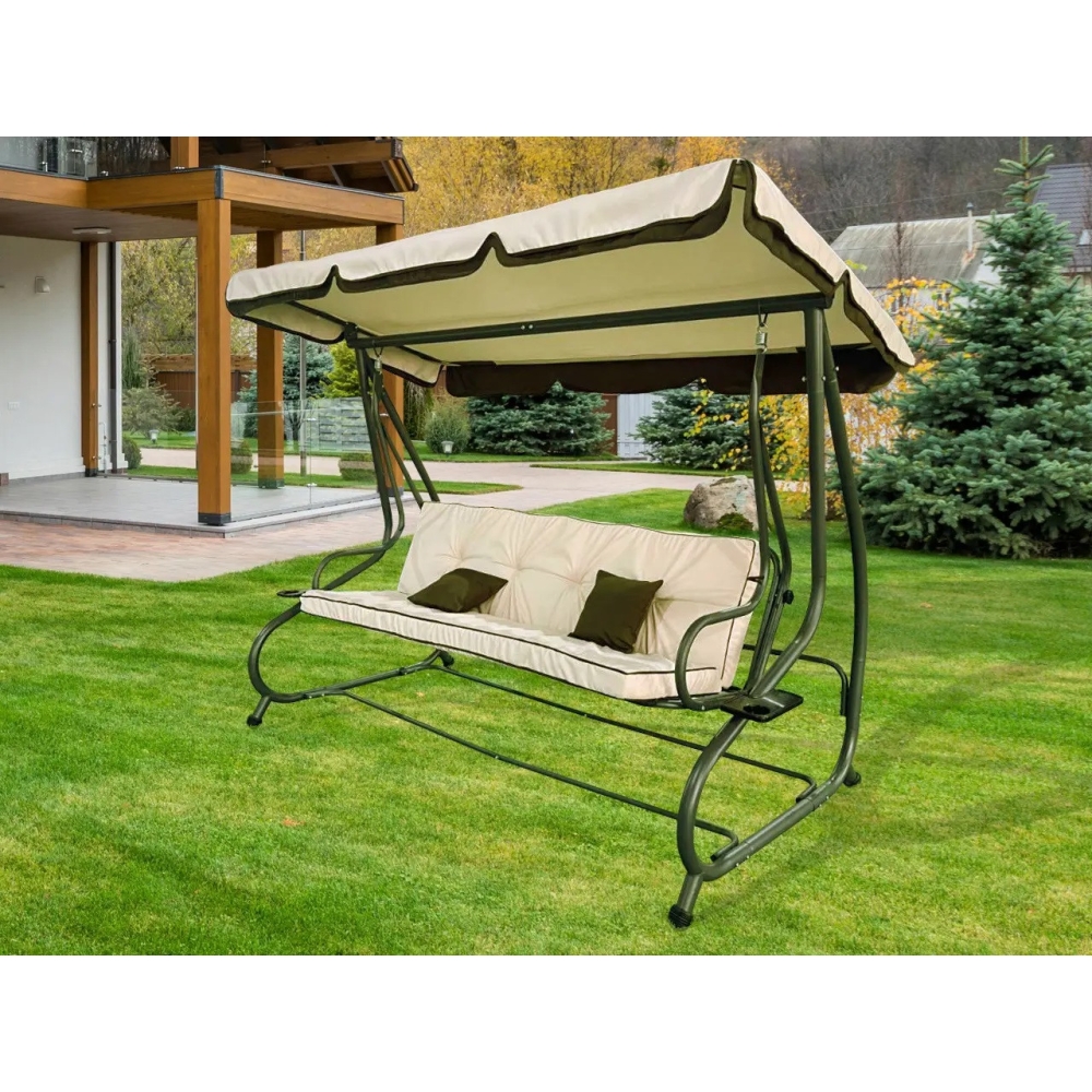 Садова розкладна гойдалка Avko Relax Plus Beige ARSC18733